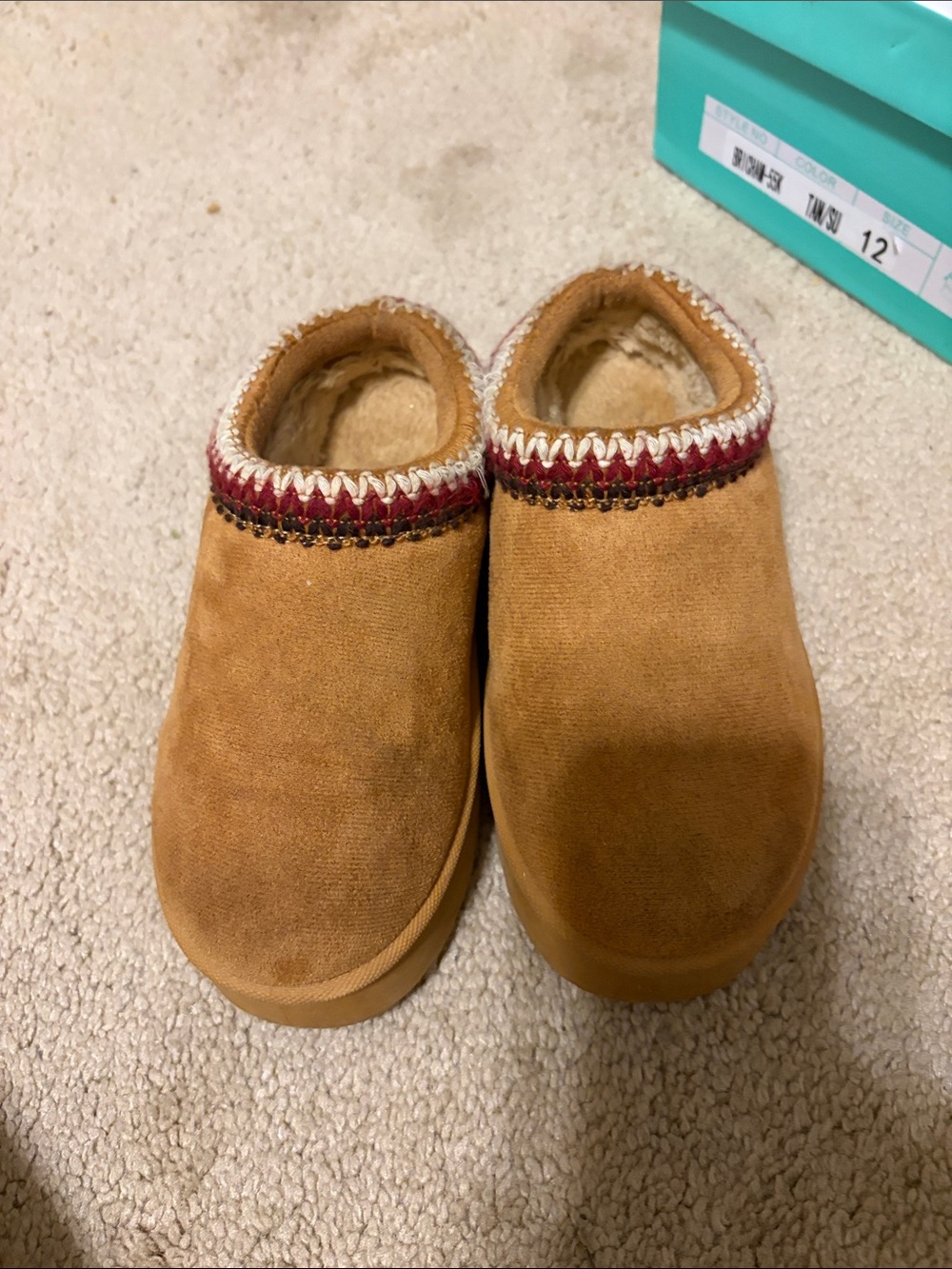Kids Brown moccasin shoe